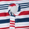 imageDII Patriotic Stripes Zippered Tabletop Collection Stain Resistant ampamp Waterproof Tablecloth 60quot Round Red White ampamp Blue52 Round