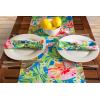 imageDII Summer Floral Outdoor Tabletop Collection Stain Resistant ampamp Waterproof 60quot Round wZipper Floral14 x 72