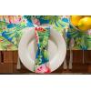 imageDII Summer Floral Outdoor Tabletop Collection Stain Resistant ampamp Waterproof 60quot Round wZipper Floral14 x 72