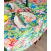 imageDII Summer Floral Outdoor Tabletop Collection Stain Resistant ampamp Waterproof 60quot Round wZipper Floral52 in round wZipper
