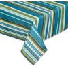 imageDII Summer Stripe Outdoor Collection Tabletop Tablecloth 60x84quot wZipper CAMZ34858Beachy