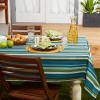 imageDII Summer Stripe Outdoor Collection Tabletop Tablecloth 60x84quot wZipper CAMZ34858Beachy