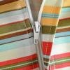 imageDII Summer Stripe Outdoor Collection Tabletop Tablecloth 60x84quot wZipper CAMZ34858Sunset