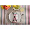 imageDII Summer Stripe Outdoor Collection Tabletop Tablecloth 60x84quot wZipper CAMZ34858Sunset