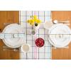 imageDII Table Top Dcor Collection Spring ampamp Summer Table Runner 14x72 Porto Stripe PrintColor Pop Plaid
