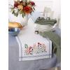 imageDII Table Top Dcor Collection Spring ampamp Summer Table Runner 14x72 Porto Stripe PrintFlower Garden
