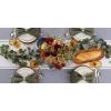 imageDII Table Top Dcor Collection Spring ampamp Summer Table Runner 14x72 Porto Stripe PrintFlower Garden