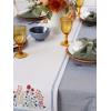 imageDII Table Top Dcor Collection Spring ampamp Summer Table Runner 14x72 Porto Stripe PrintFlower Garden