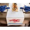 imageDII Table Top Dcor Collection Spring ampamp Summer Table Runner 14x72 Porto Stripe PrintLobster Stripe