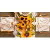 imageDII Table Top Dcor Collection Spring ampamp Summer Table Runner 14x72 Porto Stripe PrintRustic Sunflower