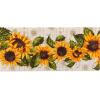 imageDII Table Top Dcor Collection Spring ampamp Summer Table Runner 14x72 Porto Stripe PrintRustic Sunflower