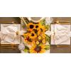 imageDII Table Top Dcor Collection Spring ampamp Summer Table Runner 14x72 Porto Stripe PrintRustic Sunflower