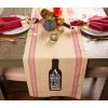 imageDII Table Top Dcor Collection Spring ampamp Summer Table Runner 14x72 Porto Stripe PrintWine  Sunshine