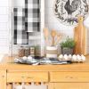 imageDII TriColor Check Collection Kitchen Potholder Set Black 2 PieceBlack