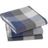 imageDII TriColor Check Collection Kitchen Potholder Set Black 2 PieceFrench Blue