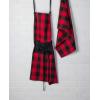 imageDII Unisex Buffalo Check KitchenRed  Black
