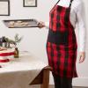imageDII Unisex Buffalo Check KitchenRed  Black