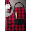 imageDII Unisex Buffalo Check KitchenRed  Black