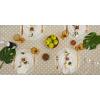 imageDII Vinyl Tabletop Collection Flannel Backed Polka Dot Tablecloth Rectangle 60x84 NaturalNatural