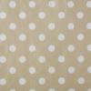 imageDII Vinyl Tabletop Collection Flannel Backed Polka Dot Tablecloth Rectangle 60x84 NaturalNatural