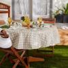 imageDII Vinyl Tabletop Collection Flannel Backed Polka Dot Tablecloth Rectangle 60x84 NaturalNatural