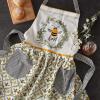 imageDII Womens Spring ampamp Summer Apron Collection Adjustable Two Large Pockets ampamp Extra Long Ties One Size Fits MostBee Kind