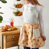 imageDII Womens Spring ampamp Summer Apron Collection Adjustable Two Large Pockets ampamp Extra Long Ties One Size Fits MostOrange Zest