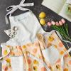 imageDII Womens Spring ampamp Summer Apron Collection Adjustable Two Large Pockets ampamp Extra Long Ties One Size Fits MostOrange Zest