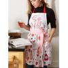 imageDII Womens Spring ampamp Summer Apron Collection Adjustable Two Large Pockets ampamp Extra Long Ties One Size Fits MostSip Sip Hooray