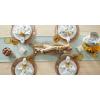 imageDII Woven Basic Tabletop Collection Chevron Table Runner 15x72 GrayAqua