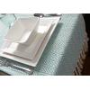 imageDII Woven Basic Tabletop Collection Chevron Table Runner 15x72 GrayAqua