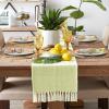 imageDII Woven Basic Tabletop Collection Chevron Table Runner 15x72 GrayAvocado