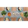 imageDII Woven Basic Tabletop Collection Chevron Table Runner 15x72 GrayBlack