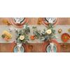 imageDII Woven Basic Tabletop Collection Chevron Table Runner 15x72 GrayDark Brown
