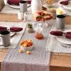 imageDII Woven Basic Tabletop Collection Chevron Table Runner 15x72 GrayEggplant