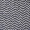 imageDII Woven Basic Tabletop Collection Chevron Table Runner 15x72 GrayFrench Blue