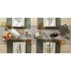 imageDII Woven Basic Tabletop Collection Chevron Table Runner 15x72 GrayGrey