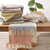 imageDII Woven Basic Tabletop Collection Chevron Table Runner 15x72 GrayMarigold