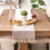 imageDII Woven Basic Tabletop Collection Chevron Table Runner 15x72 GrayPale Mauve