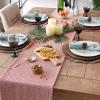 imageDII Woven Basic Tabletop Collection Chevron Table Runner 15x72 GrayRed