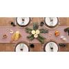 imageDII Woven Basic Tabletop Collection Chevron Table Runner 15x72 GrayRed