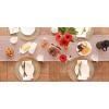 imageDII Woven Basic Tabletop Collection Chevron Table Runner 15x72 GraySpice