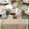 imageDII Woven Basic Tabletop Collection Chevron Table Runner 15x72 GrayStone