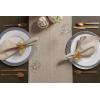 imageDII Woven Basic Tabletop Collection Chevron Table Runner 15x72 GrayStone