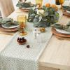 imageDII Woven Basics Collection 100 Cotton Knit Table Runner 15x72 GrayArtichoke