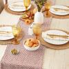 imageDII Woven Basics Collection 100 Cotton Knit Table Runner 15x72 GrayCinnamon