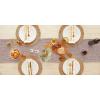 imageDII Woven Basics Collection 100 Cotton Knit Table Runner 15x72 GrayCinnamon