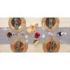 imageDII Woven Basics Collection 100 Cotton Knit Table Runner 15x72 GrayEggplant