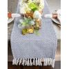 imageDII Woven Basics Collection 100 Cotton Knit Table Runner 15x72 GrayFrench Blue