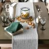 imageDII Woven Basics Collection 100 Cotton Knit Table Runner 15x72 GrayGrey